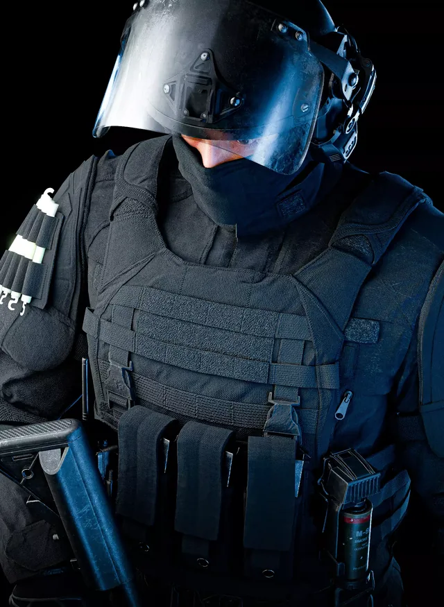 Havoc — demolition operative in heavy breach gear