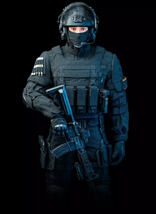 Vanguard — assault operative in full tactical armor